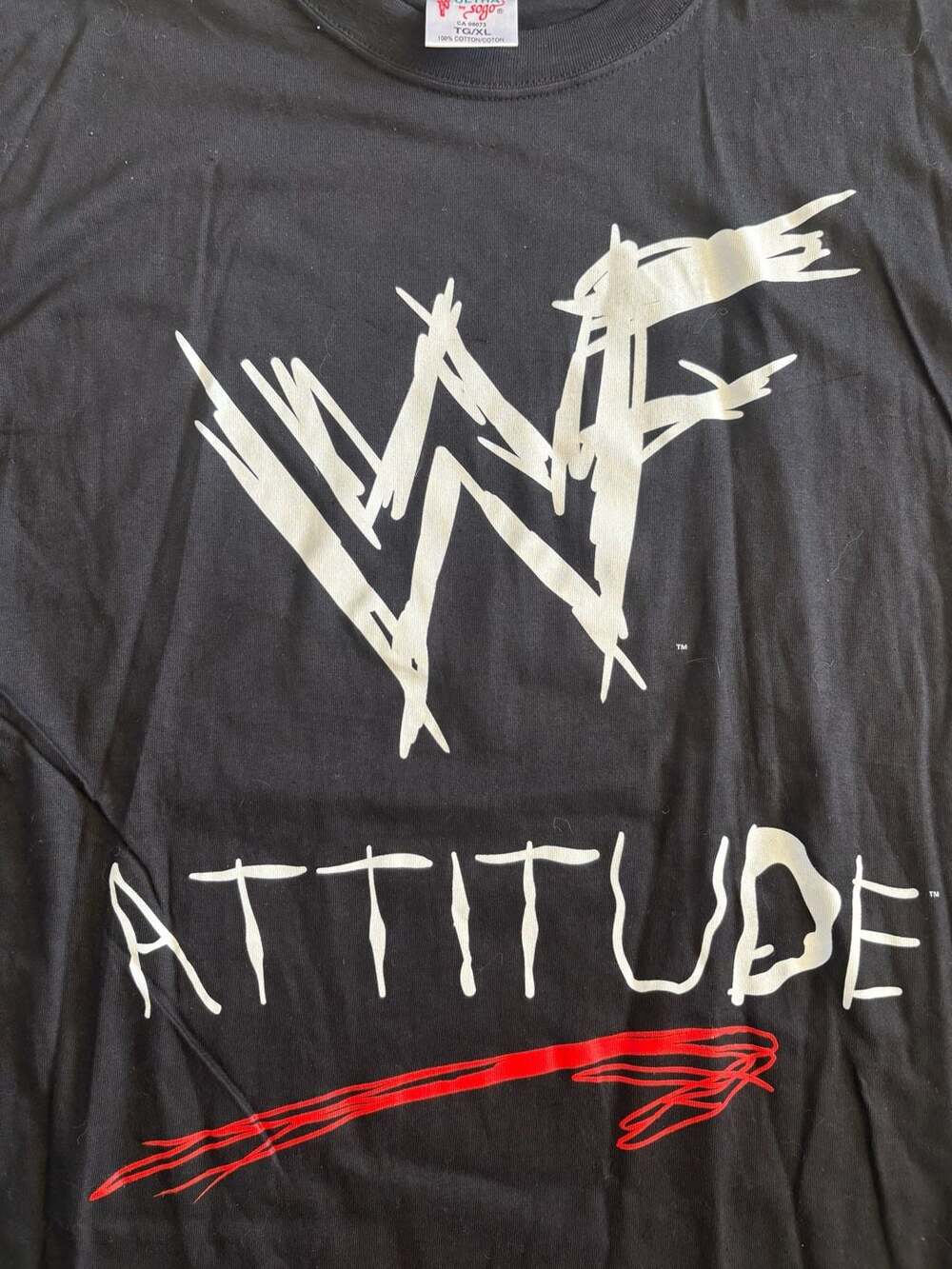 Vintage 1998 WWF Stone Cold Steve Austin Blue Skull T-Shirt Size XL - Picture 4 of 6